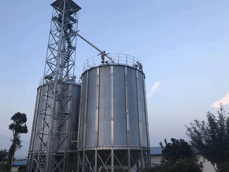 山东天泰啤酒设备-立式钢板仓