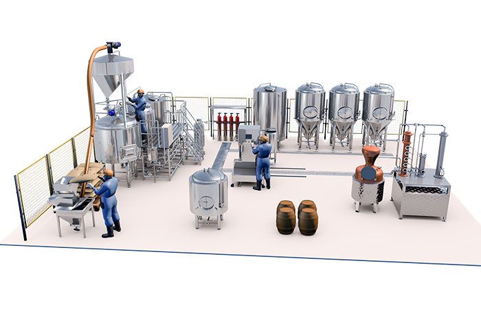 啤酒厂-山东天泰啤酒设备