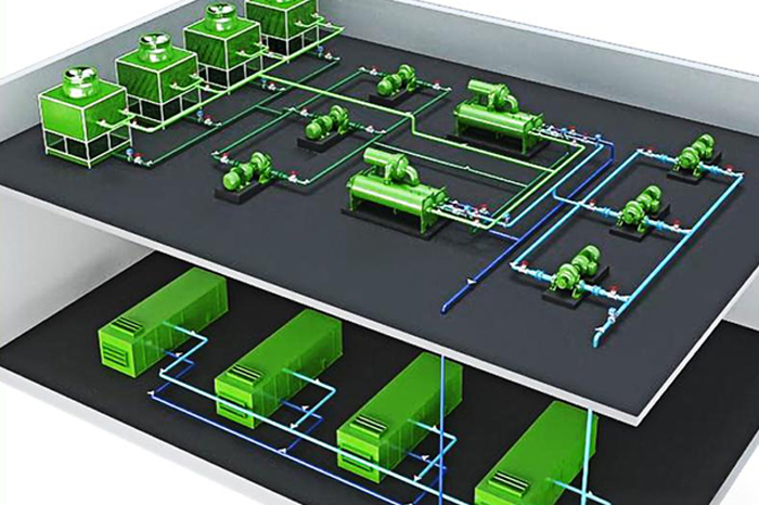 啤酒厂管道工程图-山东天泰啤酒设备