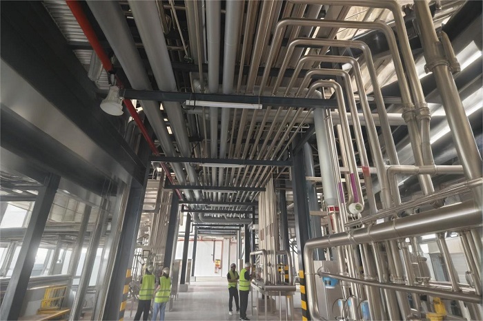 啤酒厂管道-山东天泰啤酒设备