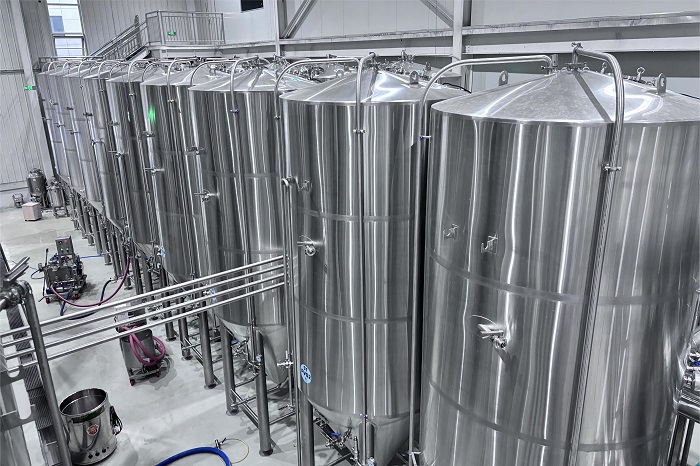 山东天泰啤酒厂设备案例实拍图